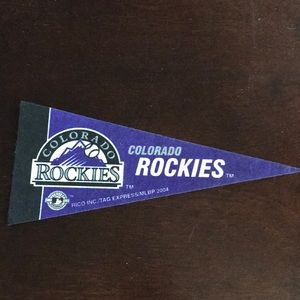 Rico Inc. Tag Express MLBP 2004 Colorado Rockies MLB Baseball Mini Pennant